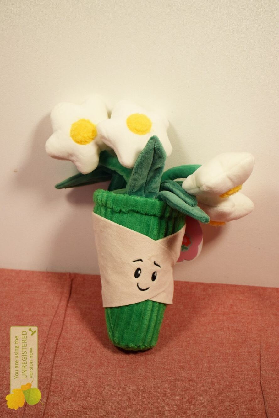 Gigglescape 12" Daisy Bouquet Plush Stuffed Animal